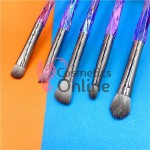 Pensule de Make-up  5 bucati Purple Crystal Profesionale MKB12